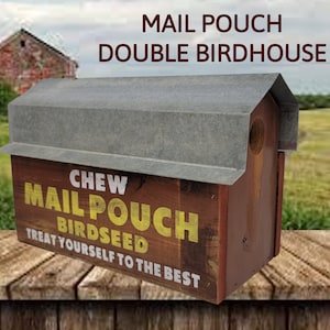 Mail Pouch Bird House Barn Birdhouse Farmhouse Decor