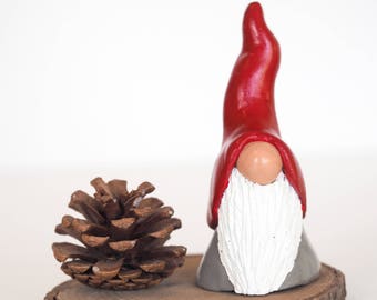 Christmas gnome | Nordic gnome figurine | Nordic Christmas gnome | Swedish Tomte gnome | Scandinavian Christmas decor | Gnome nursery decor