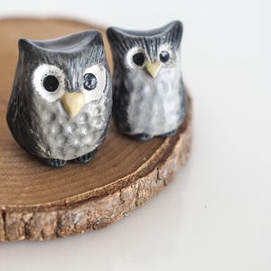 Owl decor Owl gifts Owl figurine Owl ornaments Owl art Owl nursery decor Owl home decor Stocking stuffers Owl xmas ornament immagine 5