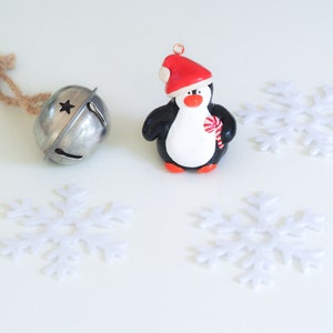 Penguin Christmas ornament Penguin gift Christmas penguin Penguin stocking stuffer Penguin figurine Penguin Christmas decoration image 6