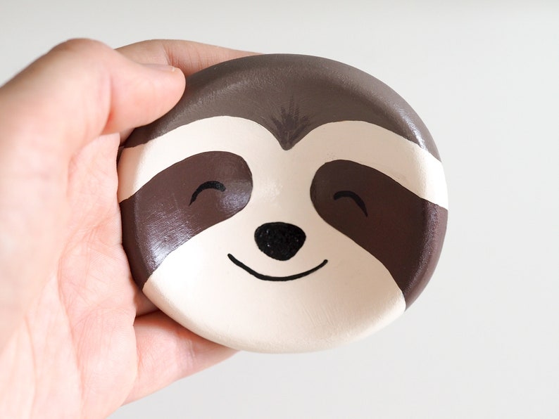 Sloth decor Sloth ornament Sloth jewelry dish Sloth gift Sloth art -Sloth jewelry holder -Animal art Sloth ring holder Ring dish