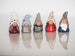 Miniature gnomes - Ceramic gnome figurines - Fairy garden accessories - Garden gnomes - Collectible thimbles - Nordic art - Nordic gnome 