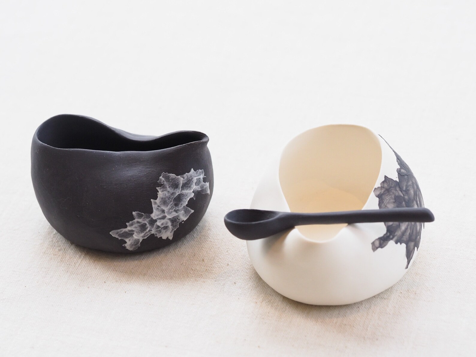 Handmade Ceramic Sugar Bowl With Spoon Porcelain Sugar Bowl Etsy