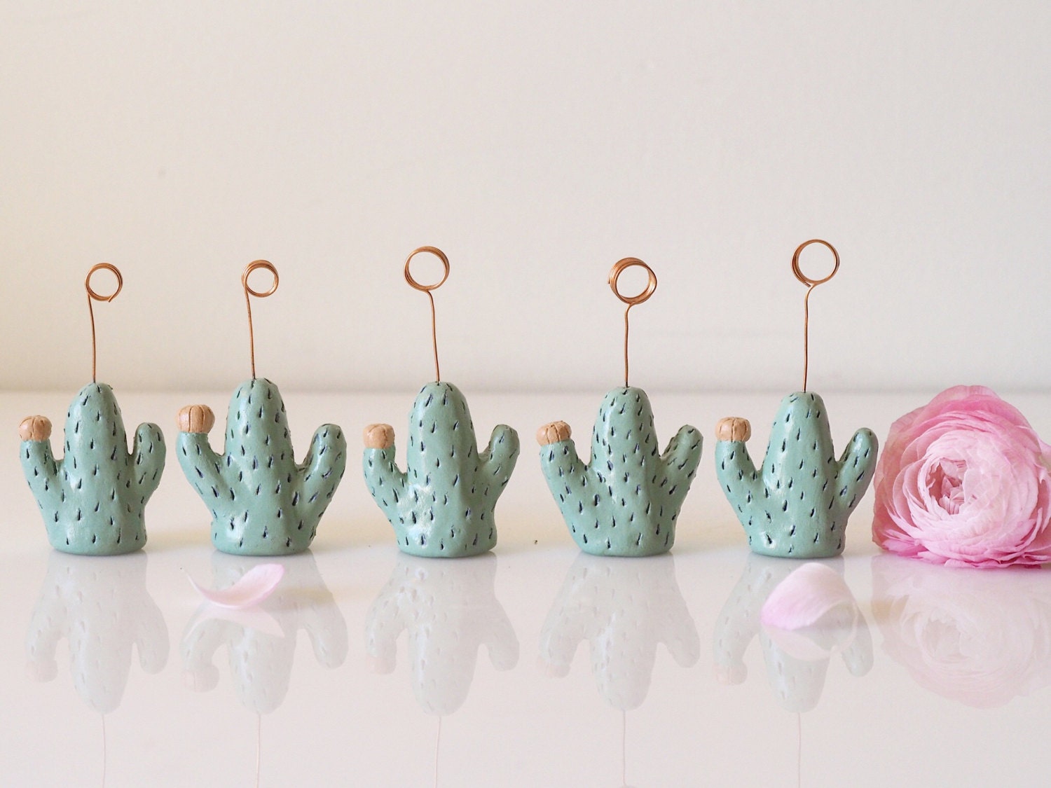 Cactus Table Number Holder Place Card Holder Wedding Card Etsy