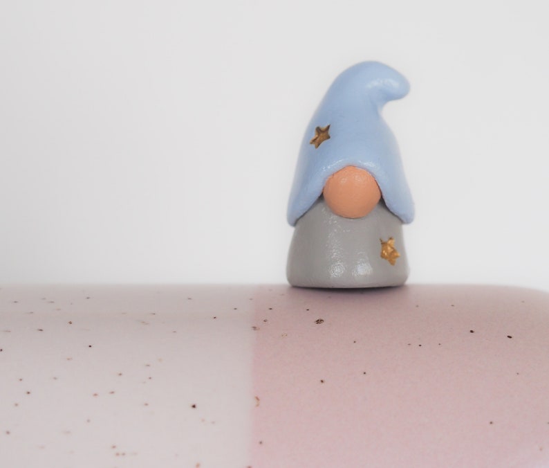 Miniature gnomes Ceramic gnome figurines Fairy garden Etsy