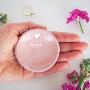 Love Ring Dish Personalized Jewelry Dish Personalized Bridesmaid Gift ...
