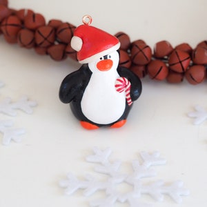 Penguin Christmas ornament Penguin gift Christmas penguin Penguin stocking stuffer Penguin figurine Penguin Christmas decoration image 5