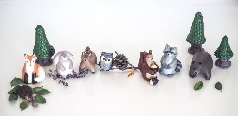 Owl decor Owl gifts Owl figurine Owl ornaments Owl art Owl nursery decor Owl home decor Stocking stuffers Owl xmas ornament immagine 10