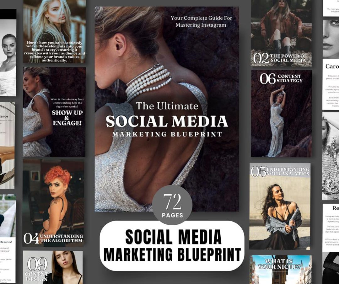 The Ultimate Social Media Blueprint Ebook- W/MRR - Etsy