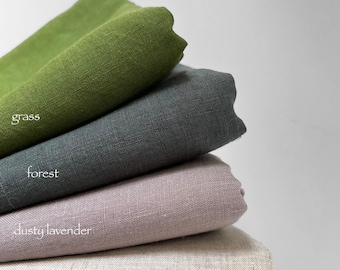 Stonewashed Leinenstoff: Weicher europäischer Flachs - Oeko-Tex zertifiziert