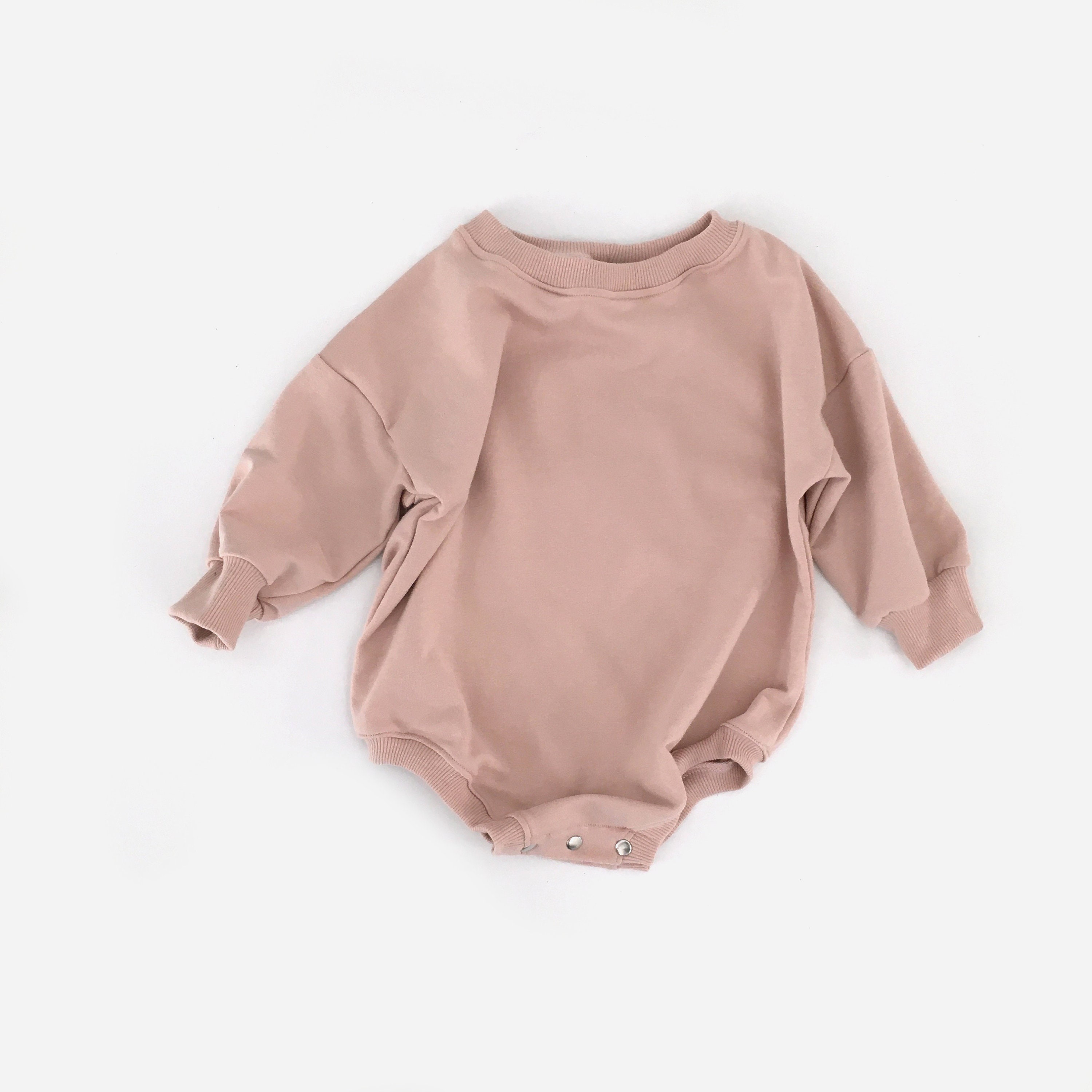Sweatshirt romper oversized baby romper baby sweater romper Etsy