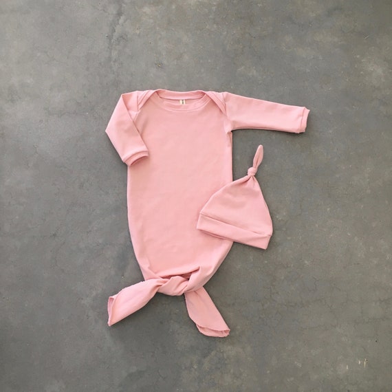 organic knotted gown