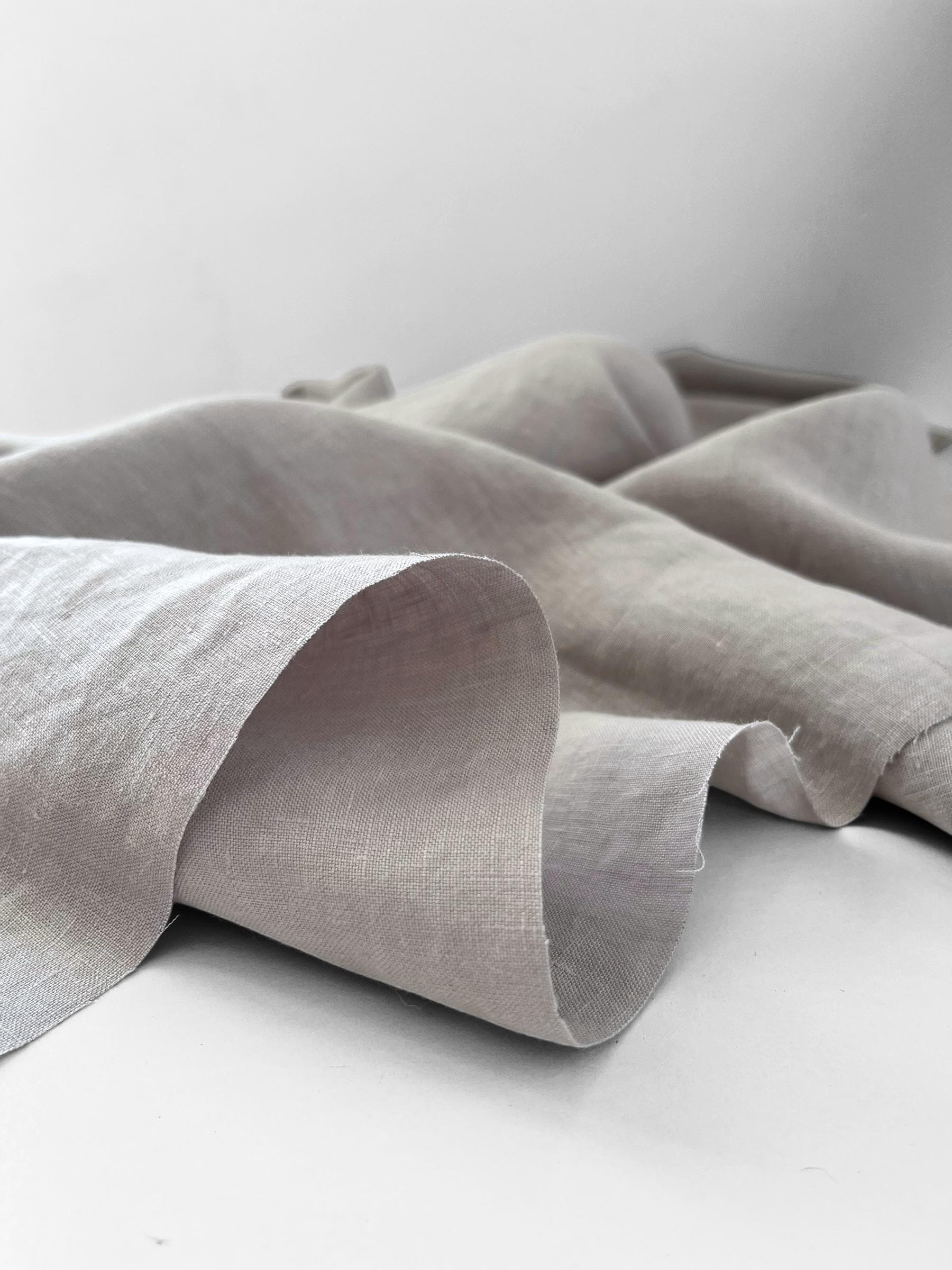 Washed Linen Fabric: Soft Medium Weight European Flax Linen - Oeko-tex ...