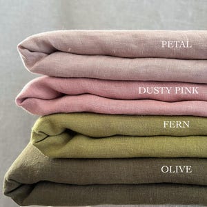 100% soft linen fabric by the yard, linen by the meter, european stone washed linen, Oeko-Tex 100 certified