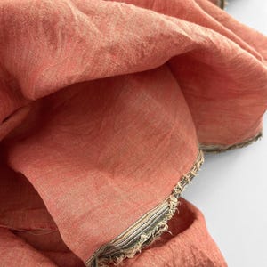 Hemp linen fabric, yarn dyed linen blend fabric by the yard, fabric by the metre, melange fabric, hemp fabric
