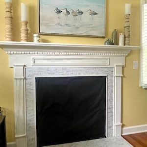Insulated Fireplace Cover, Chill Out, Fireplace Draft Eliminator-International