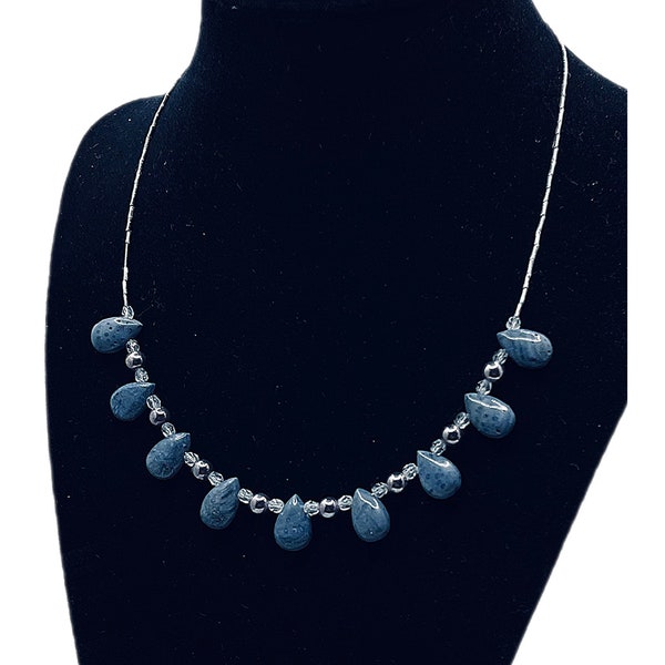 Blue Coral Jewelry Etsy