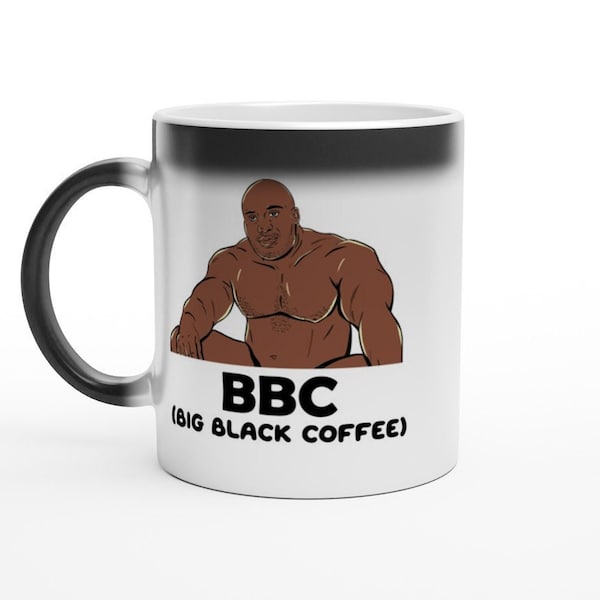 Barry wood magic mug | BBC coffee mug | funny barry wood coffee mug | barry wood meme | gag gift | novelty gift | barry wood caricature