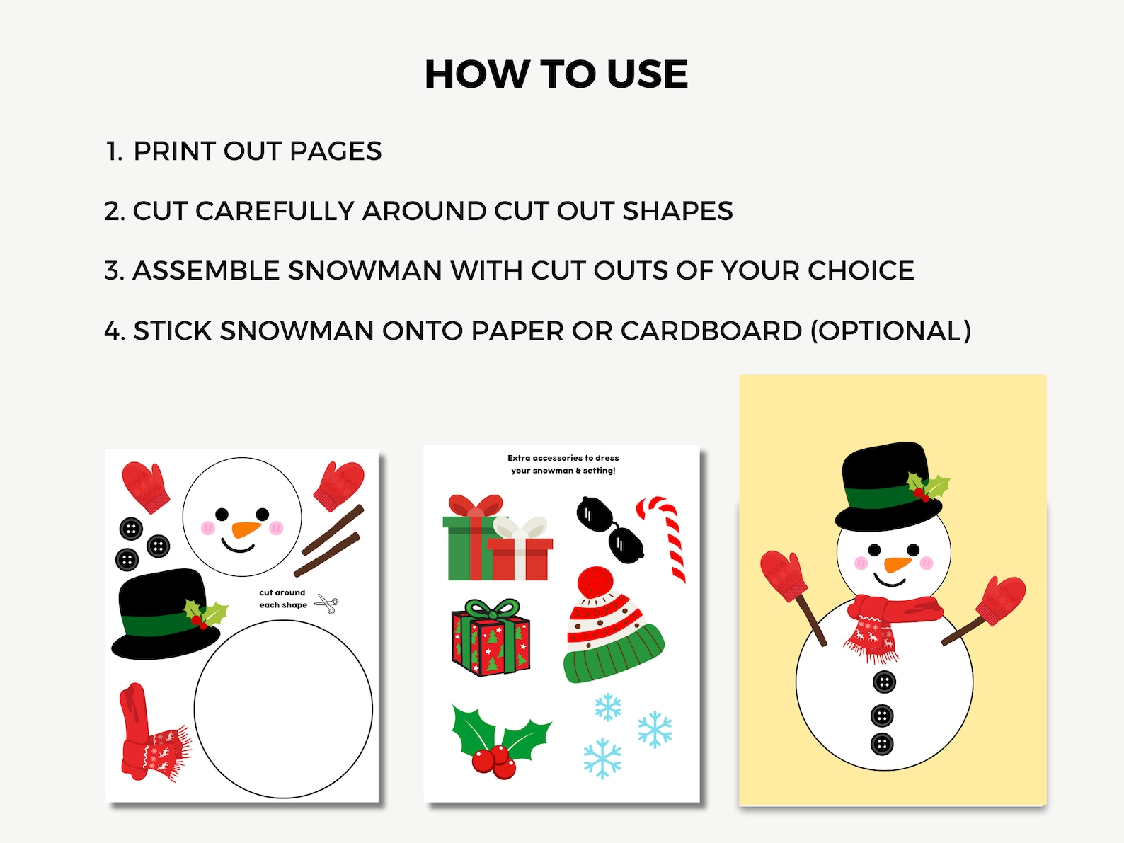 Printable Snowman Snowman Printable Snowman Template Printable Build a Printable Snowman Snowman Printable Snowman Template Printable Build a