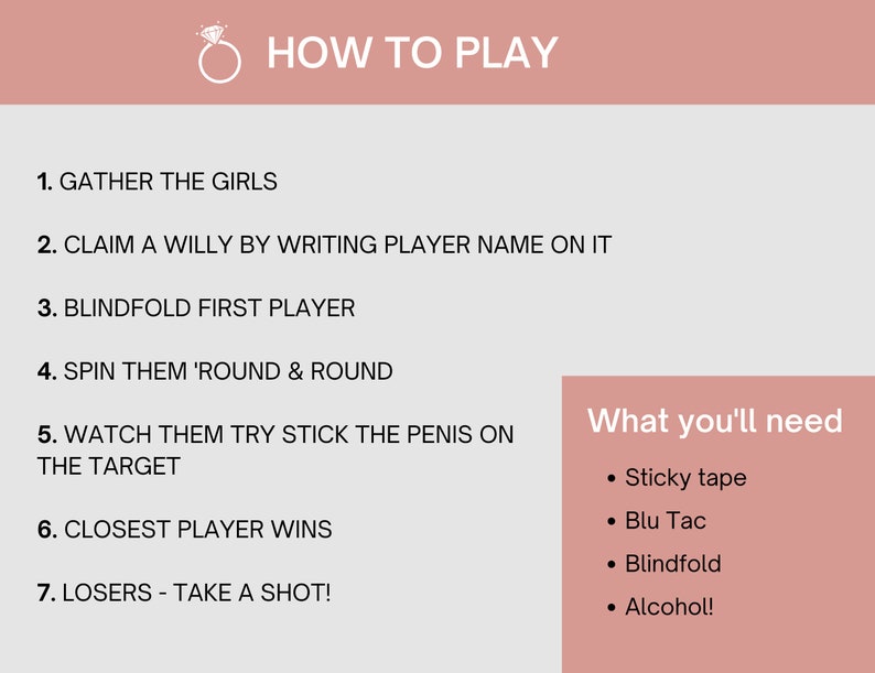 Gioco per addii al celibato gay per matrimoni gay Giochi per addii al celibato per adulti Gioco per feste per addii al celibato gay Giochi per soli adulti Gioco per matrimoni immagine 4