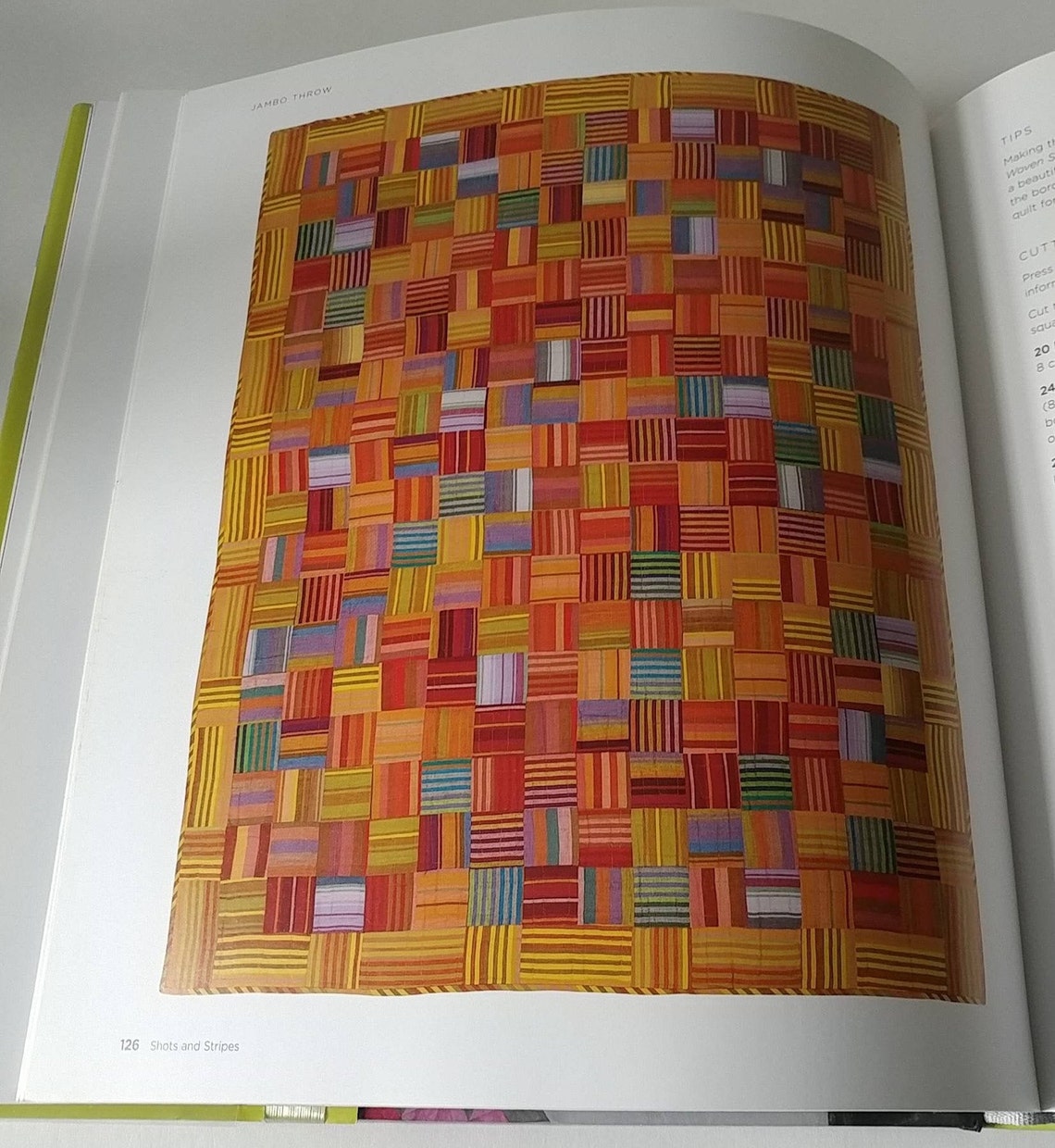 Kaffe Fassett Quilts using shot cotton and striped fabrics Etsy