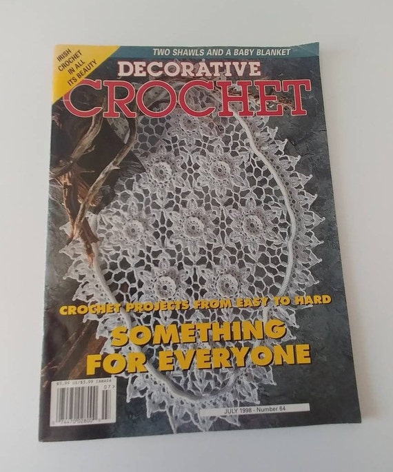 Decorative Crochet Magazine 1998 Number 64 Issue Decorative Etsy