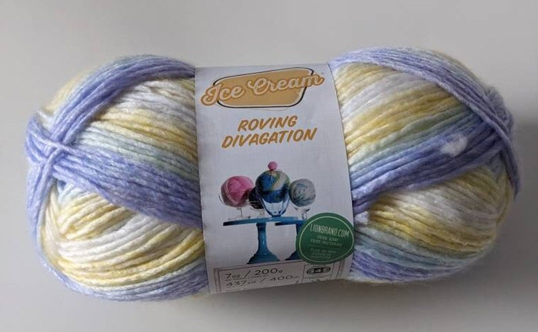 Lion Brand Ice Cream Yarn Roving Yarn Lion Brand Pixie Stix Etsy