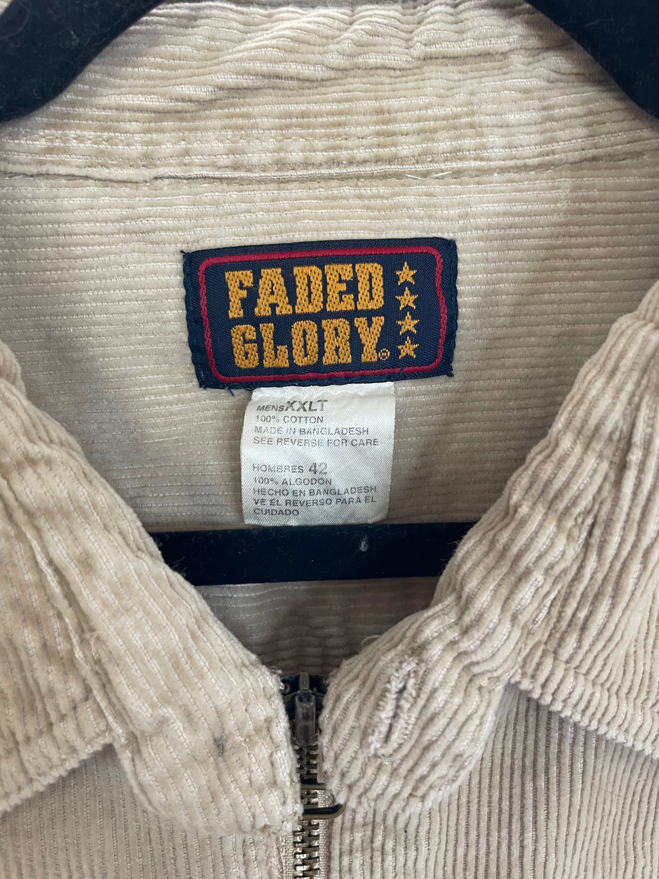 Vintage Faded Glory Corduroy XXLT Zipper Long Sleeve Jacket -  Canada