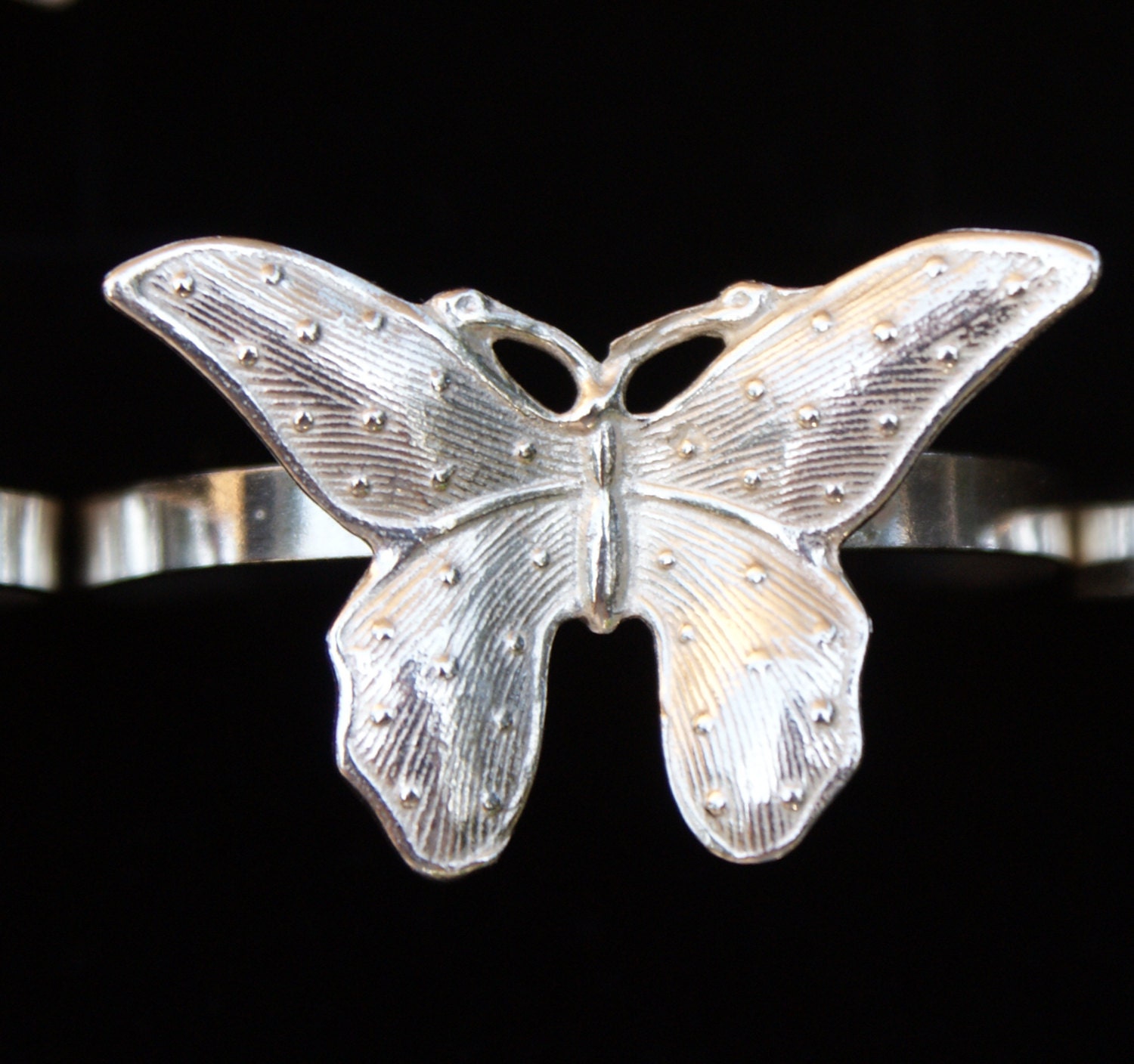 Napkin Rings Sterling Silver Butterfly Set of 4 Silver 925 Etsy UK