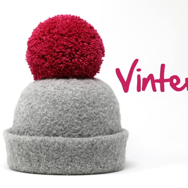 Vinter Hat | a densely felted and incredibly warm stocking hat | KNITTING PATTERN