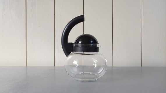 Lam evalueren bungeejumpen Vintage jaren 1980 GUZZINI Design Waterkoker. Helder glas en - Etsy  Nederland