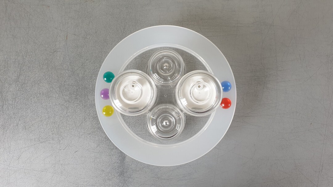 Vintage Italian GUZZINI Colors Cruet Condiment Set. Oil Etsy