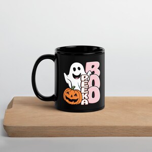 peekaBOO Black Glossy Mug