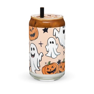Halloween Cuties Can-shaped glass