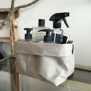 Washable Paper Gift Hamper LARGE / Washable Paper Bag / Kitchen Basket / Eco Bag / Paper Bag / Paper Basket