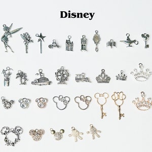 Add Ons - Disney Charms, Silver Plated Charms, Charm Personalization