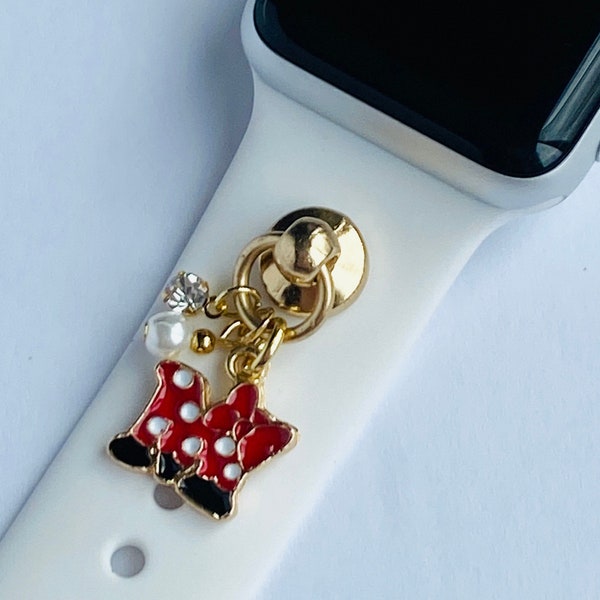 Disney Watchband Charms, Apple Watch Charms, Mickey Watchband, Minnie Mouse, MagicBand Charm, Apple Charm, Disney World