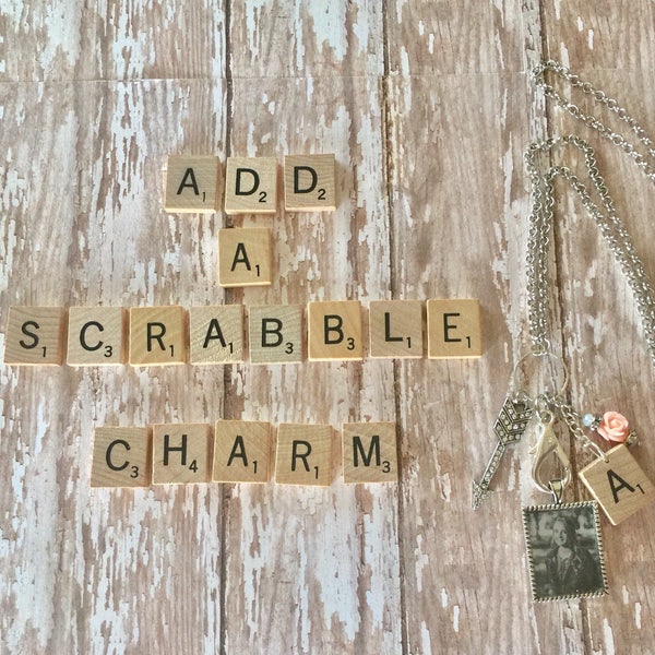 ADD ON - Scrabble Tile Charm