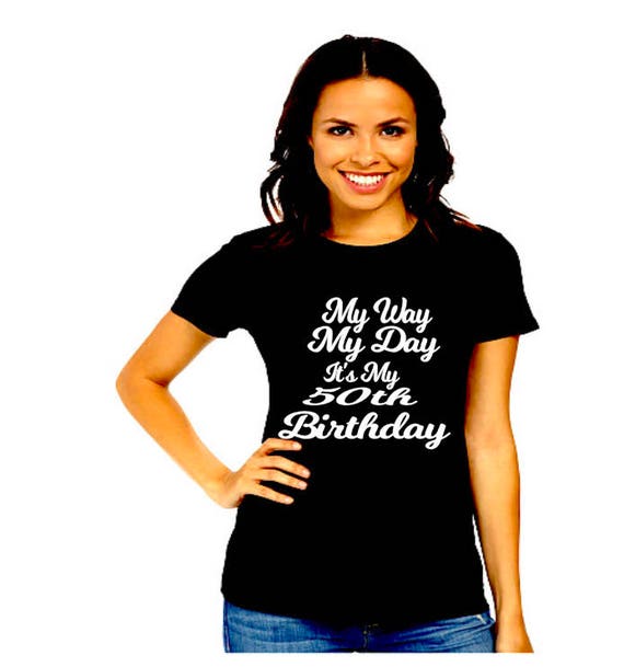 womans 50th birthday shirts