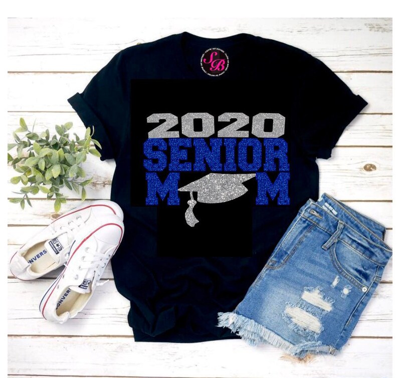 Senior Mom Shirt Senior Mom Tee 2020 or Any Year Senior Mom image 0