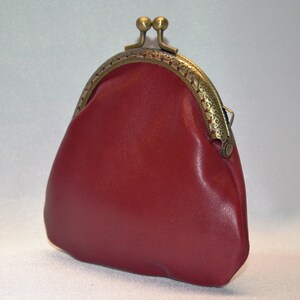 Leather Purse. Coin Purse, Genuine Leather, Coin Purse Leather image 4