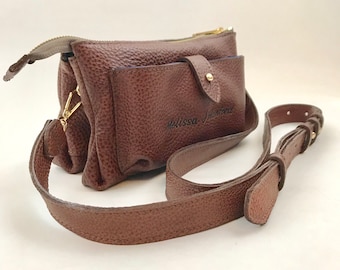 Crossbody purse , wallet bag, genuine leather bag,personalized purse!