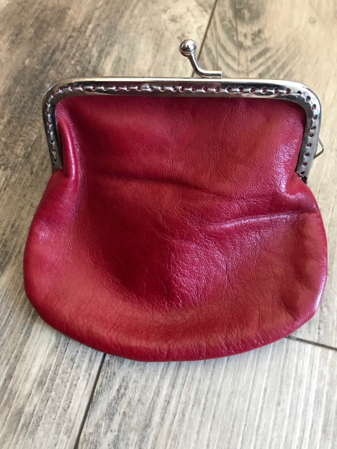 Leather Coin Purse Etsy