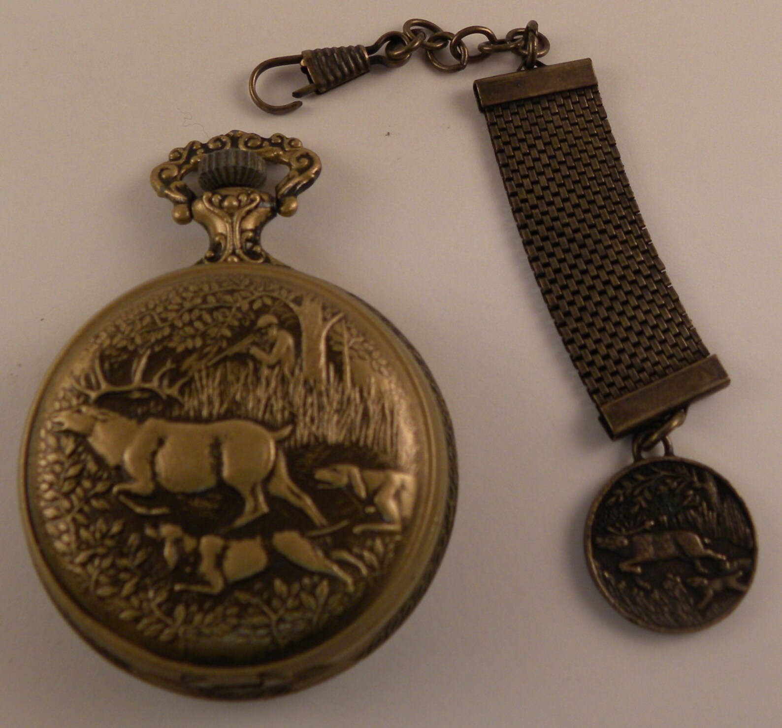 Vintage Westclox Deer Hunting Themed Pocket Watch with Case Etsy
