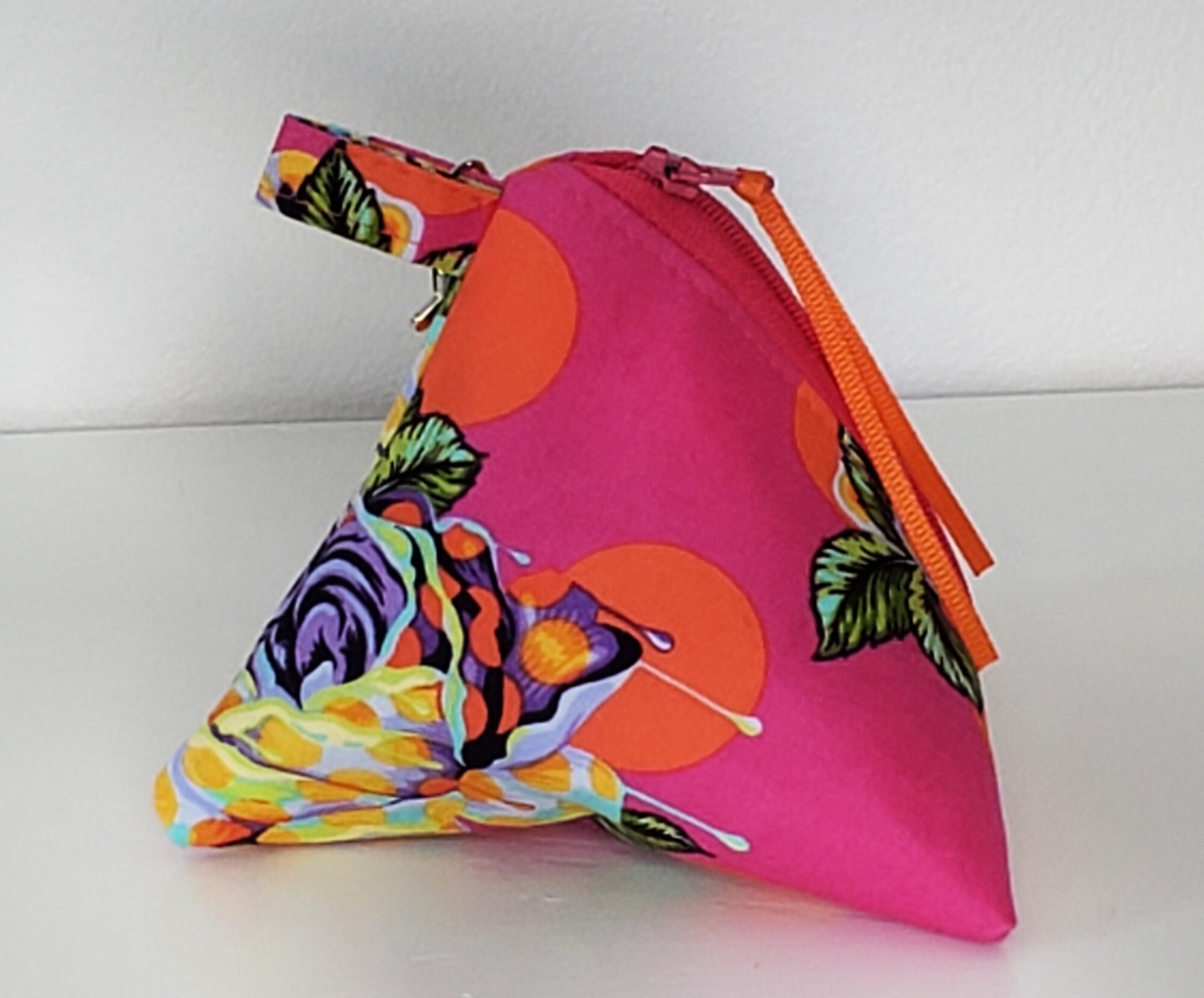 Triangular Pyramid Bag Triangle Zippered Pouch Pyramid Pouch Triangle Coin Purse - Etsy
