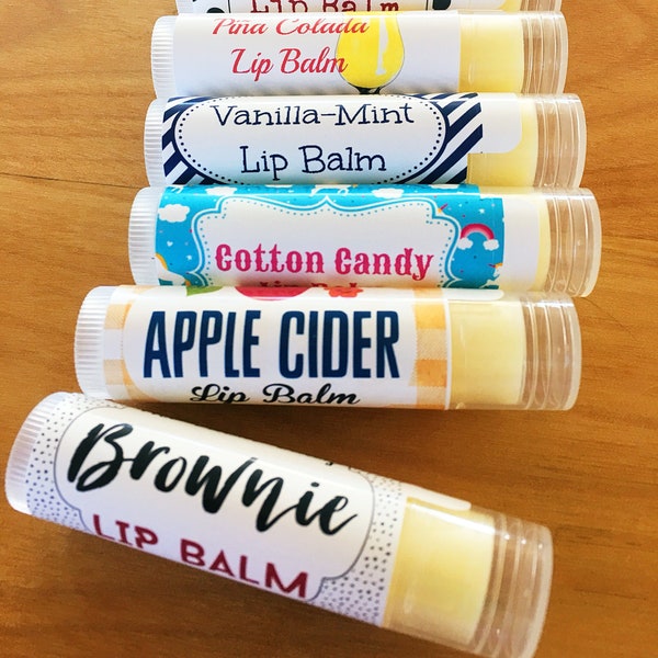 CHOOSE • YOUR • FLAVOR | Handmade All-Natural Lip Balm | Chapstick in a Variety of Scents for Everyone | Lip Balm Lovers Paradise