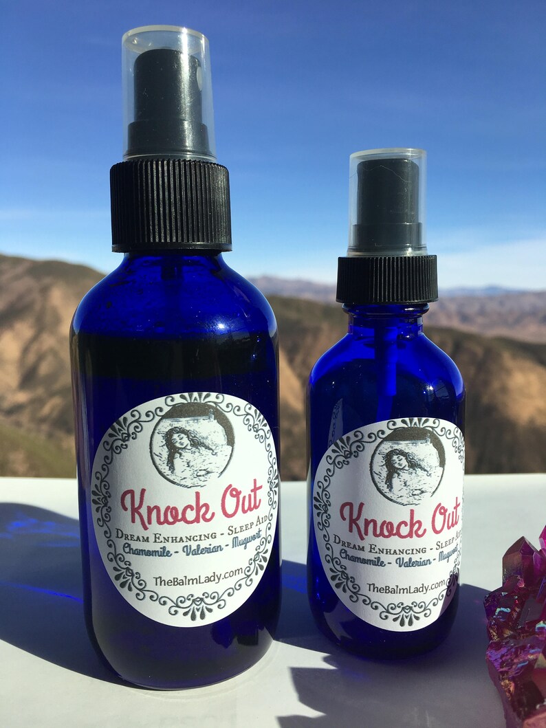 Knock Out Sleep Aid and Dream Enhancer Pillow Spray room Etsy