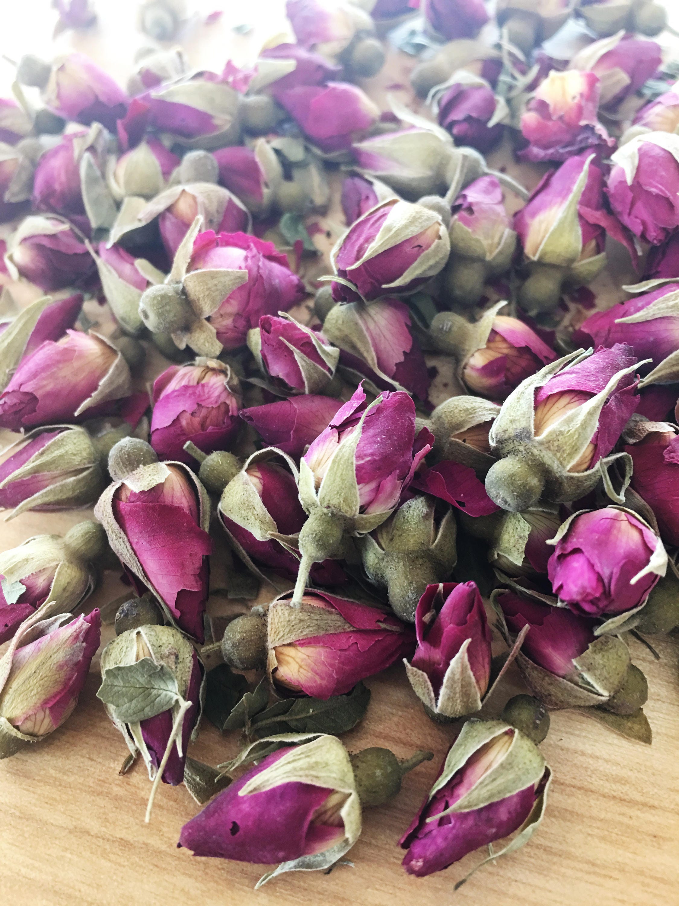 Miniature Baby Red Roses and Rose Buds Dried Mini Rose Buds Bulk