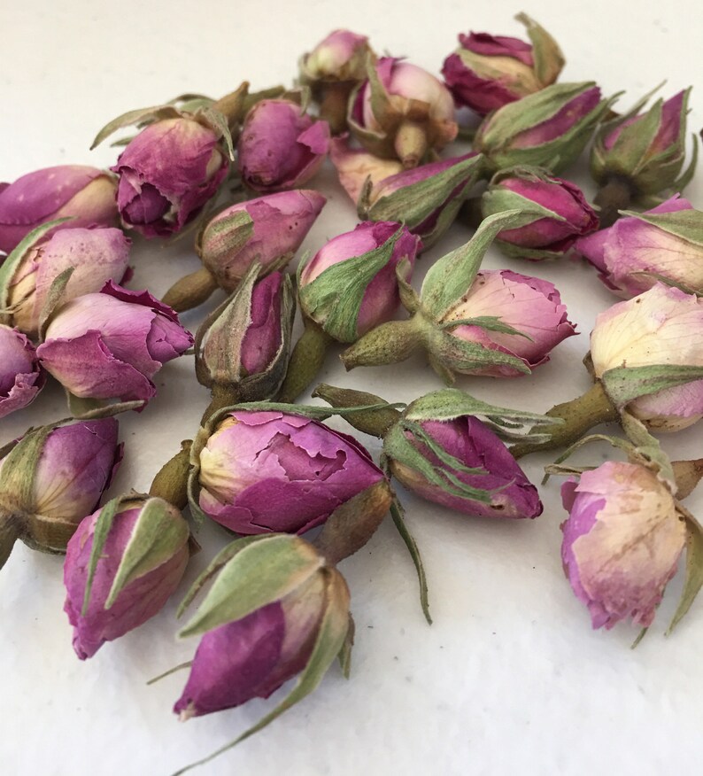 Red Mini Rose Rose Flower Bundle Dried Flowers Free US Shipping White Jasmine Buds 3 oz total dried flowers Flower Bundle Pink Rose