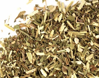 Blue Vervain wild crafted, cut and sifted |  Verbena hastata L. | Dried Bulk Herb | 1 oz bag